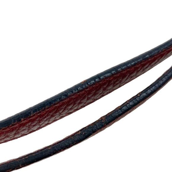 HERMES Muso rouge ash Taurillon Clemence Square D Shoulder Bag 708-060425 - Picture 8 of 14